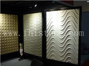 CNC Textured Stone Marble Textured Decorative Stone Wall 3D Wall Decor Panels
