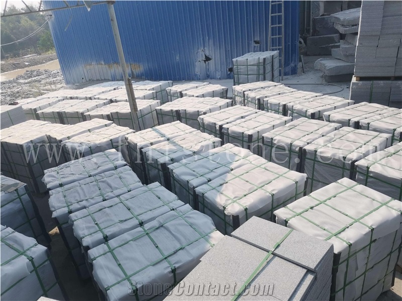 Dark Grey Granite Flamed Finish Best Price New G654 Tile