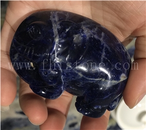 Elephant Engraving Stone Gifts Warped Nose Elephant Carving