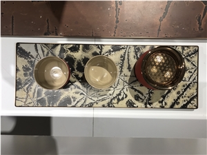 Fossil Tea Tray Tea Board Tea Set Teaware Home Gift