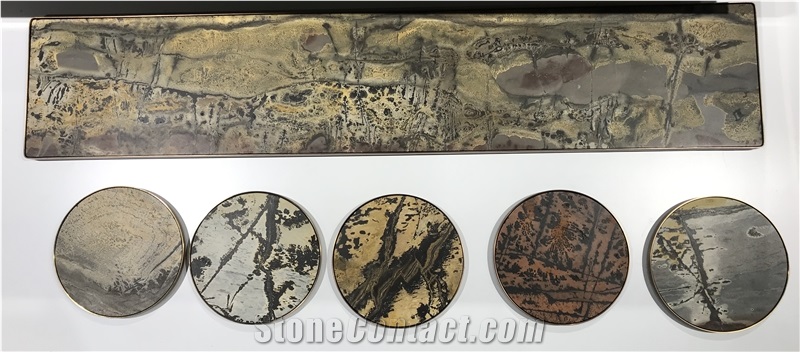 Fossil Tea Tray Tea Table Stone Tray Gongfu Tea Tray Gift