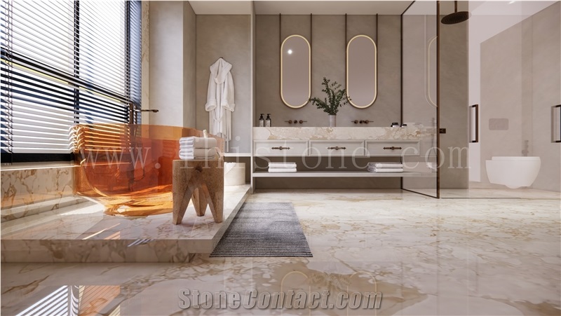 Italy Calacatta White Marble Slab Good Price Calacatta Gold