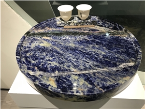 Sodalite Blue Granite Tea Tray Tea Board Tea Table Teaware