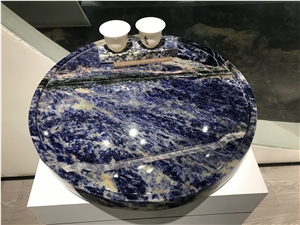 Sodalite Blue Granite Tea Tray Tea Board Tea Table Teaware