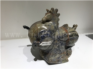 The Antique Statue Of Horse Stepping On A Swallow Gift
