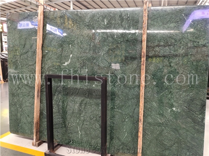 Verde Guatemala Marble Forest Green Marble Slabs Fancy Green