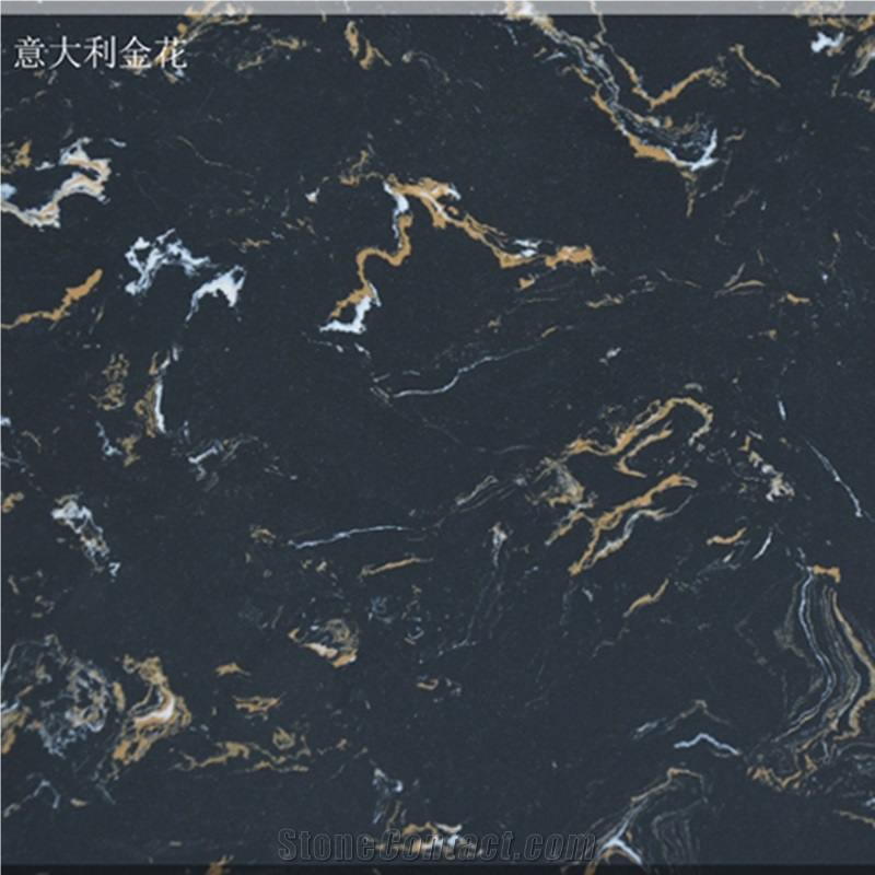 18Mm Thickness Artificial Marble Slabs Engineered Stone