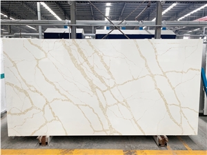 Best Quality Calacatta Quartz Big Size Slab