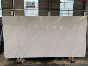 Best Quality Calacatta Quartz Big Size Slab