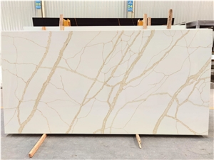 Calacatta Gold Best Quality Quartz Big Slabs