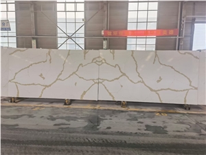 Calacatta Gold Commercial Application Quartz Slabs