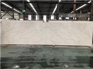 Calacatta Gold Quartz Big Slabs