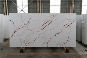 Calacatta White Engineered Stone Quartz Slabs