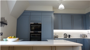 Custom Size Calacatta Quartz Kitchen Work Top