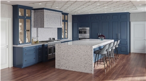 Custom Size Quartz Kitchen Countertops