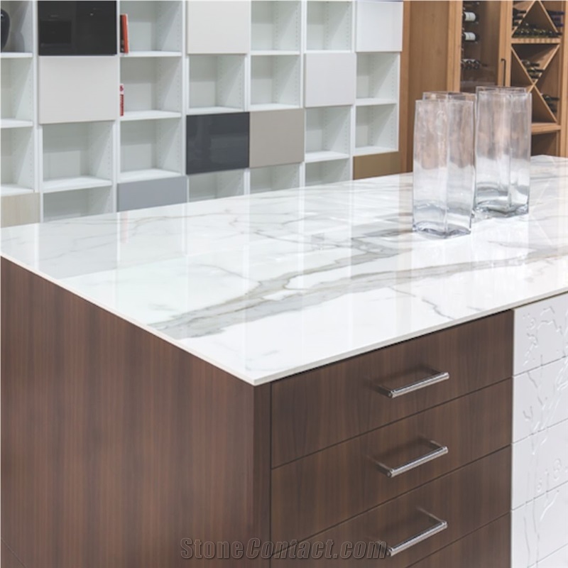 Custom Size Quartz Kitchen Countertops