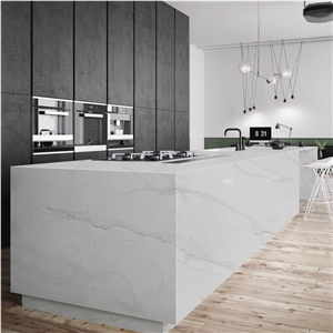 Man Made Stone Quatz Tiles For Kitchen Countertop