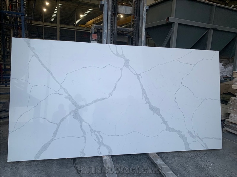 Prime Price Calacatta Quartz Engineered Stone Slabs