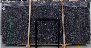 China Black Terrazzo White Yellow Crystal Polish Slab