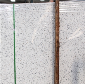China Good Quality White Terrazzo Large Size Slab