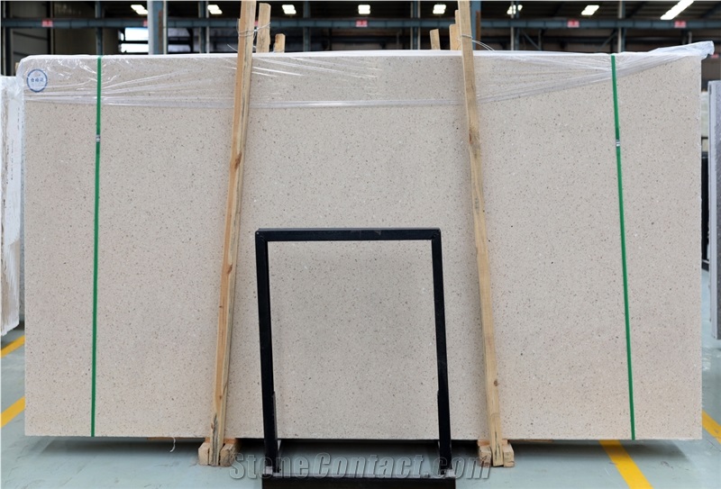China HOT NEW Beige Inorganic Terrazzo  Big Slab Polished