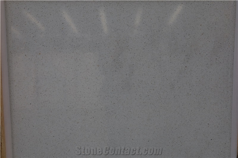 China Snow White Inorganic Terrazzo Big Slab Polish