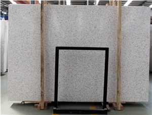 China Yellow Gold Terrazzo High Quality Large Slab