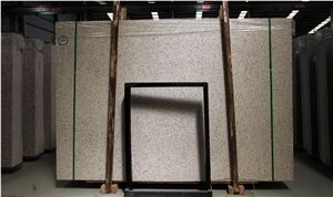 China Yellow Gold Terrazzo High Quality Large Slab