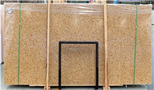 Hot NEW China Gold Beige Terrazzo Polish Slab