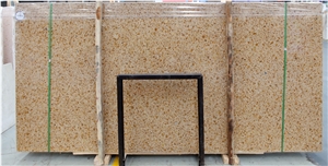 Hot NEW China Gold Beige Terrazzo Polish Slab