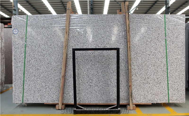Light Grey Terrazzo Big Slab Polish