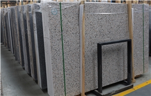 Light Grey Terrazzo Big Slab Polish