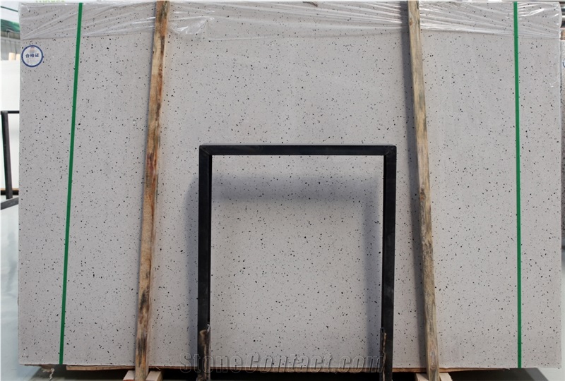 NEW China Silver Terrazzo  Polish Slab For The Wall Floor