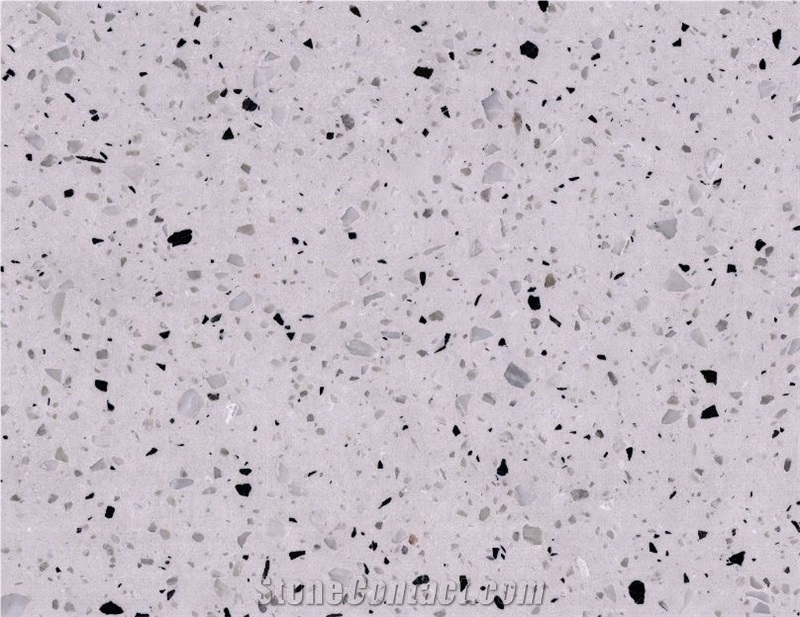 NEW China Silver Terrazzo  Polish Slab For The Wall Floor