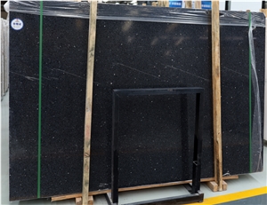 POPULAR Black Galaxy Terrazzo Slab Polish