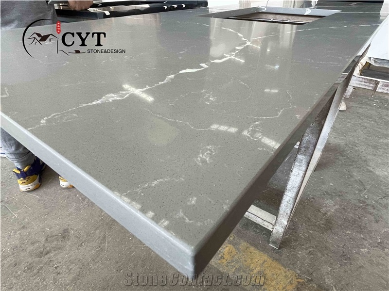 20Mm Artificial Quartz Kitchen Prefab Counter Tops