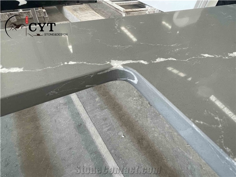 20Mm Artificial Quartz Kitchen Prefab Counter Tops