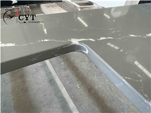20Mm Artificial Quartz Kitchen Prefab Counter Tops