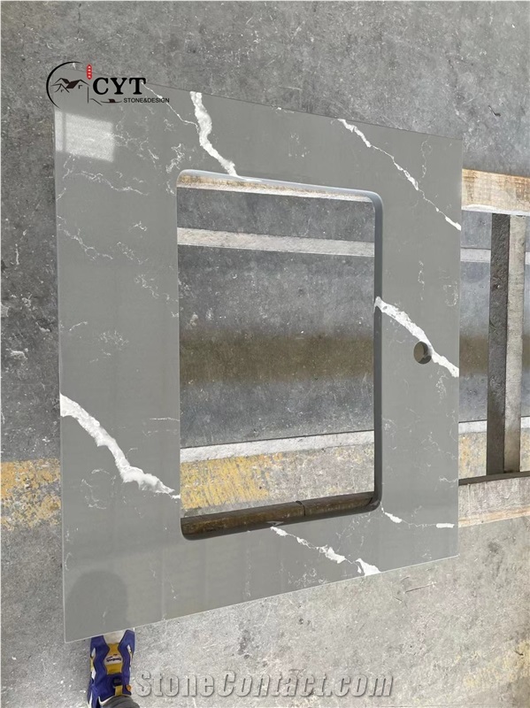 20Mm Artificial Quartz Kitchen Prefab Counter Tops