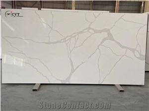 30Mm Artificial Calacatta Quartz Stone Slabs Quartz Stone