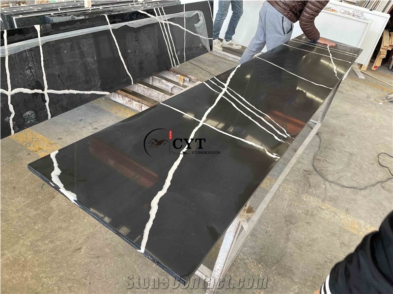 30Mm Artificial Quartz Stone Prefab Kitchen Countertop