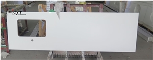 30Mm Artificial Quartz Stone Prefab Kitchen Countertops