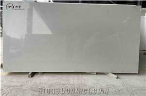 30Mm Grey Color Engineered Quartz Stone Slabs Floor Wall