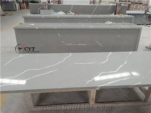 30Mm Quartz Kitchen Bar Island Work Counter Tops