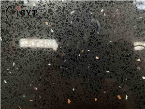 Black Sparkle Engineered Granite Quartz Stone Slabs