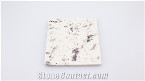 Double Color 30Mm Quartz Stone Slab For Flooring Tiles