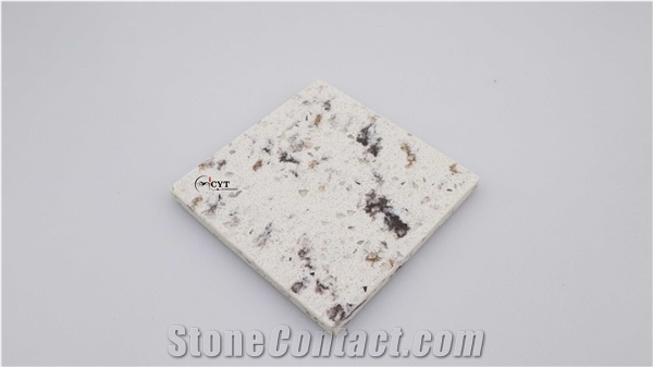 Double Color 30Mm Quartz Stone Slab For Flooring Tiles