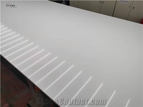 Super Pure White 30Mm Engineered Quartz Stone Slabs