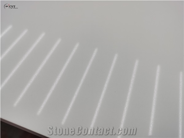 Super Pure White 30Mm Engineered Quartz Stone Slabs