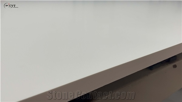 Super Pure White 30Mm Engineered Quartz Stone Slabs
